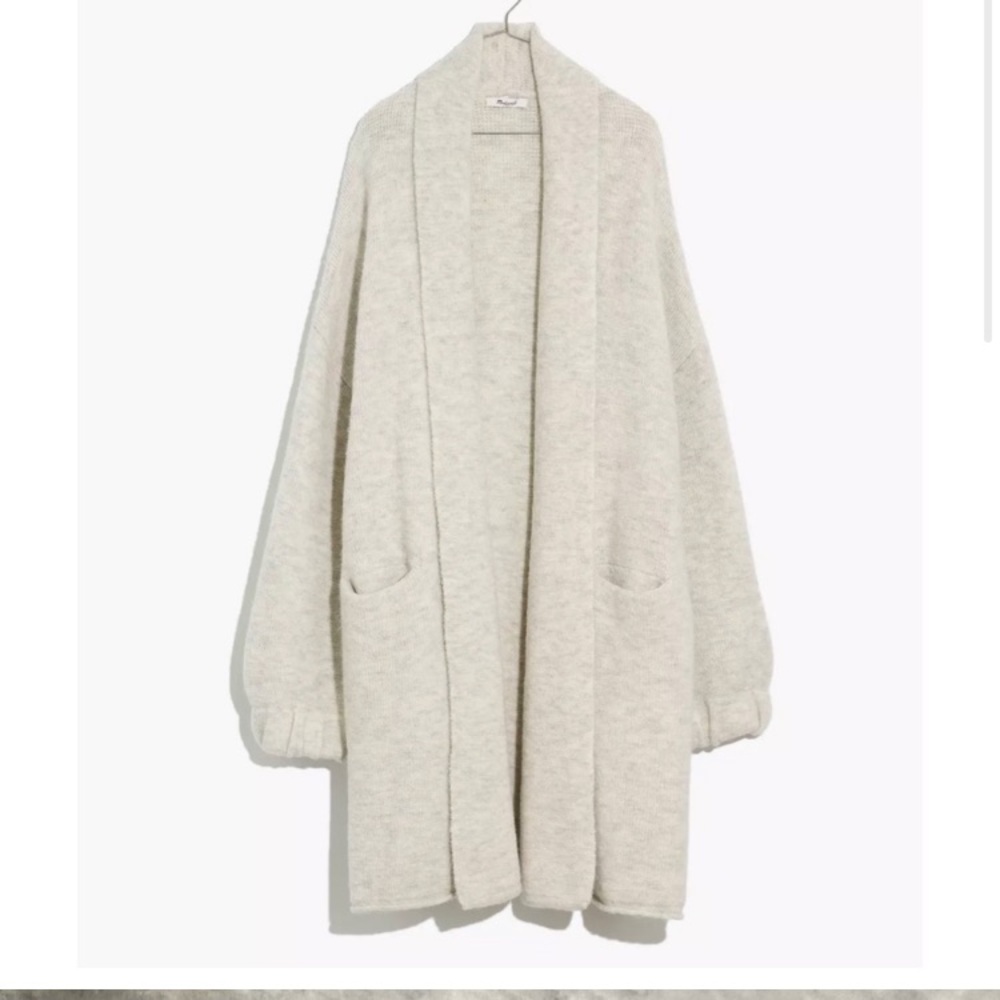 Madewell Glenridge Shawl-Collar Sweater-Coat